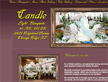 Tablet Screenshot of candlelightbanquets.com